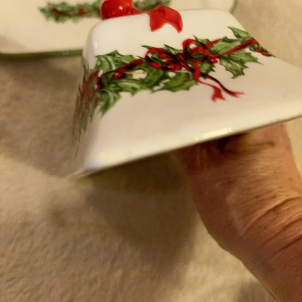 Traditions Holiday Celebrations by Christopher Radko Butter Dish, S&P Shakers